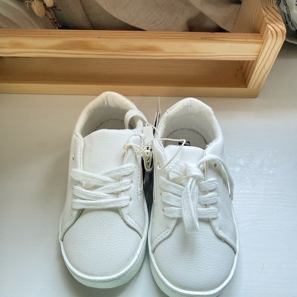 Zara Other - Zara White Kids Sneakers with Lace-Up Design